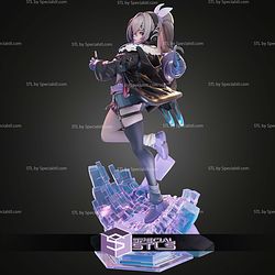 Silver Wolf Logs In Honkai Stair Rail STL Files