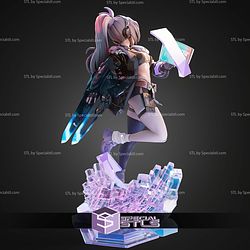 Silver Wolf Logs In Honkai Stair Rail STL Files