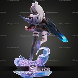 Silver Wolf Logs In Honkai Stair Rail STL Files