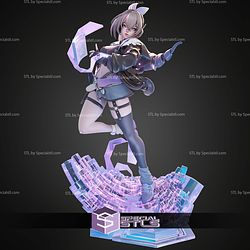 Silver Wolf Logs In Honkai Stair Rail STL Files