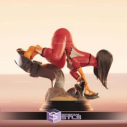 Spiderwoman Crawl Pose STL Files