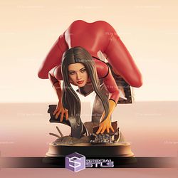 Spiderwoman Crawl Pose STL Files