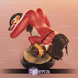 Spiderwoman Crawl Pose STL Files