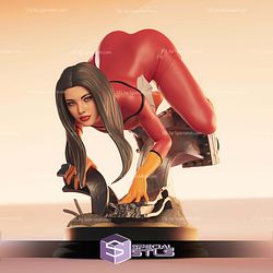 Spiderwoman Crawl Pose STL Files