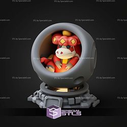 Super Basic Pokemon STL Crocalor Healing Machine