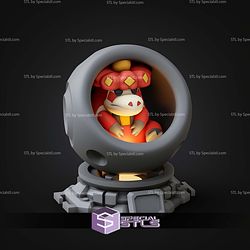 Super Basic Pokemon STL Crocalor Healing Machine