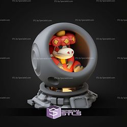 Super Basic Pokemon STL Crocalor Healing Machine