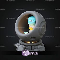 Super Basic Pokemon STL Quaxly Healing Machine