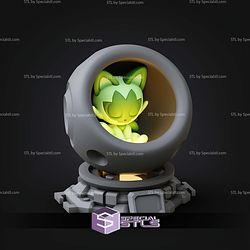 Super Basic Pokemon STL Sprigatito Healing Machine