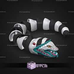Super Basic STL Beetlejuice Sandworm Articulated