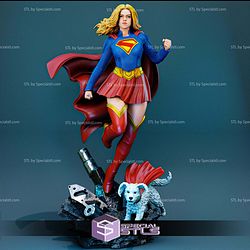 Supergirl Milly Alcock Blond STL Files