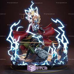Thunder Lady Thor vs Lady Loki STL Files
