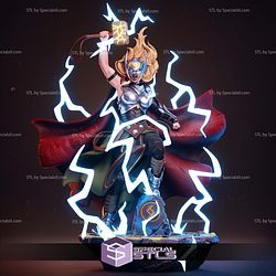 Thunder Lady Thor vs Lady Loki STL Files