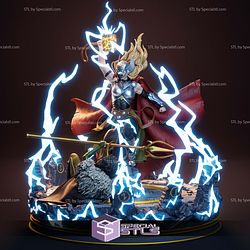 Thunder Lady Thor vs Lady Loki STL Files