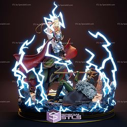 Thunder Lady Thor vs Lady Loki STL Files