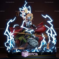 Thunder Lady Thor vs Lady Loki STL Files