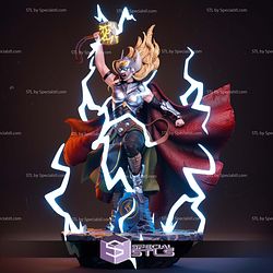 Thunder Lady Thor vs Lady Loki STL Files