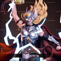 Thunder Lady Thor vs Lady Loki STL Files