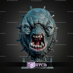 Troll Portrait Bust 310mm STL Files