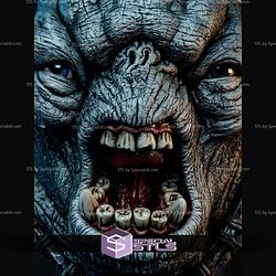 Troll Portrait Bust 310mm STL Files