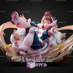Uraraka Ochaco Uravity 100mm STL Files