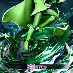 Yuno Spirit of Boreas Black Clover 360mm STL Files