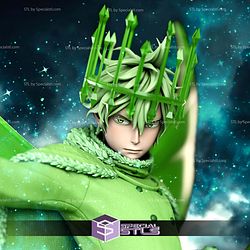 Yuno Spirit of Boreas Black Clover 360mm STL Files