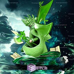 Yuno Spirit of Boreas Black Clover 360mm STL Files