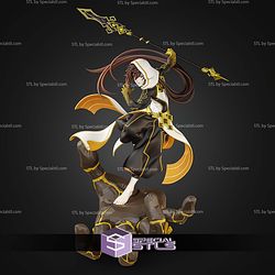 Zhongli Genshin Impact 372mm STL Files