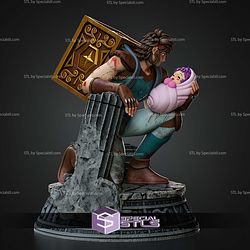 Aioros of Sagittarius newborn Athena STL Files