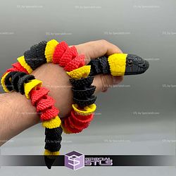 Basic STL Articulated Coral Snake