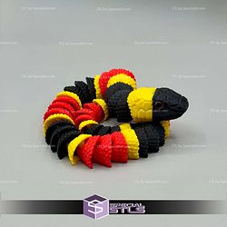 Basic STL Articulated Coral Snake