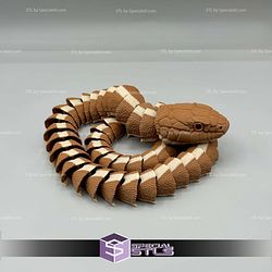 Basic STL Articulated Garter Snake