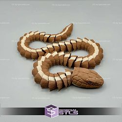 Basic STL Articulated Garter Snake