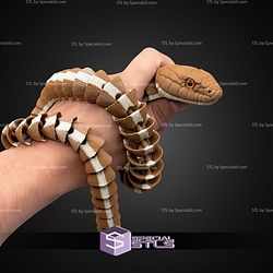 Basic STL Articulated Garter Snake