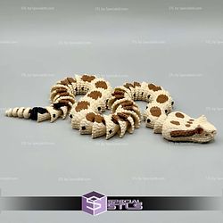 Basic STL Collection Articulated Sidewinder Rattle Snake