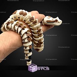 Basic STL Collection Articulated Sidewinder Rattle Snake
