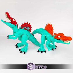 Basic STL Files Flexi Spinosaurus Remastered