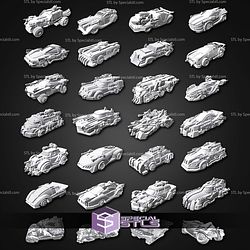 Carnage Car and Weapons Car Wars Campaign STL Miniatures