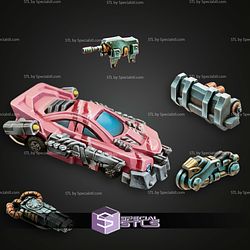 Carnage Car and Weapons Car Wars Campaign STL Miniatures