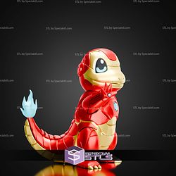 Charmander Ironman Mashup STL Files