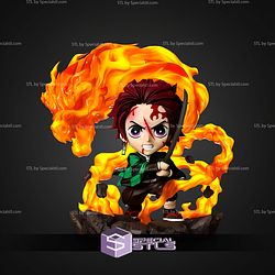 Chibi Flame Tanjiro STL Files