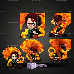Chibi Flame Tanjiro STL Files