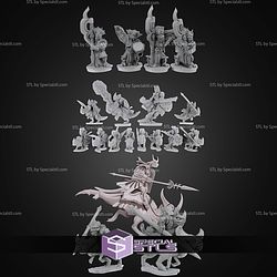 Children of Apep Lizardmen Campaign STL Miniatures