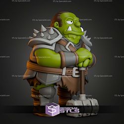 Comic Book Guy Simpson Orc Mashup STL Files