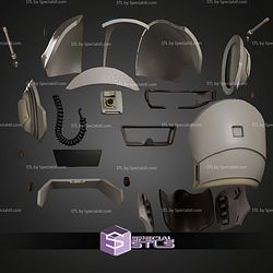 Cosplay STL Files Arc Raiders Torpedo Helmet