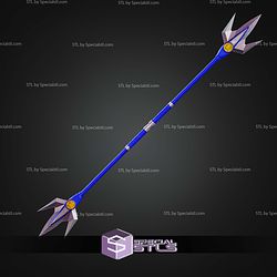 Cosplay STL Files Blue Ranger Lance