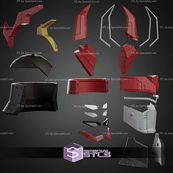 Cosplay STL Files Dino Megazord Helmet