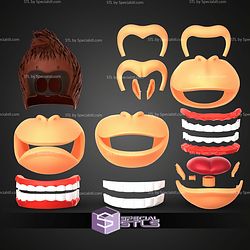 Cosplay STL Files Donkey Kong Mask