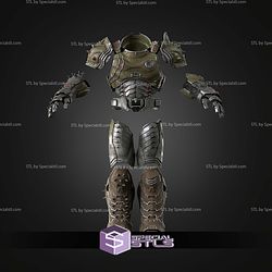 Cosplay STL Files Doom Slayer Dark Ages Armor Remastered